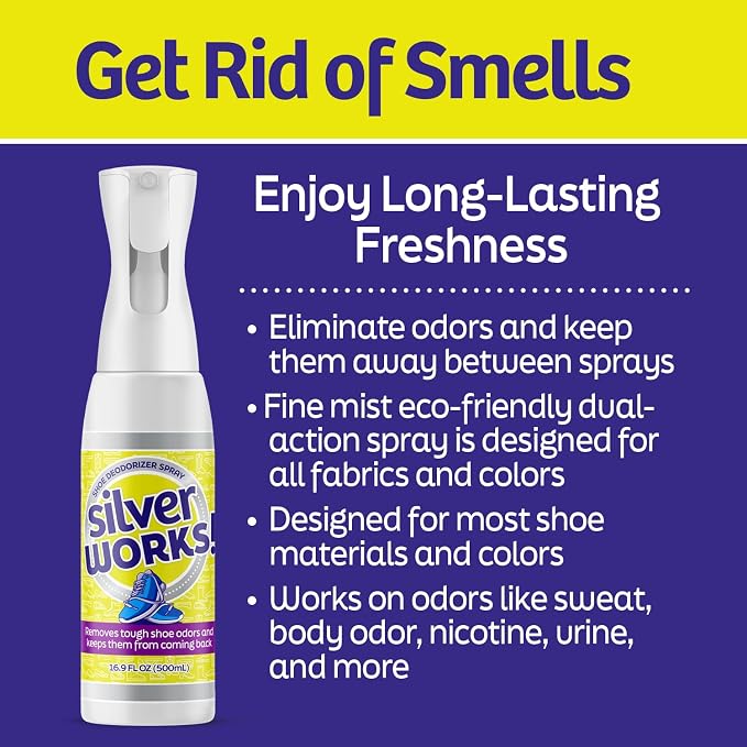 Shoe Deodorizer Spray For Smelly Shoes - Shoe Odor Elimination - Boot, Sneaker, Shoe Smell Eliminator, alternate product view
