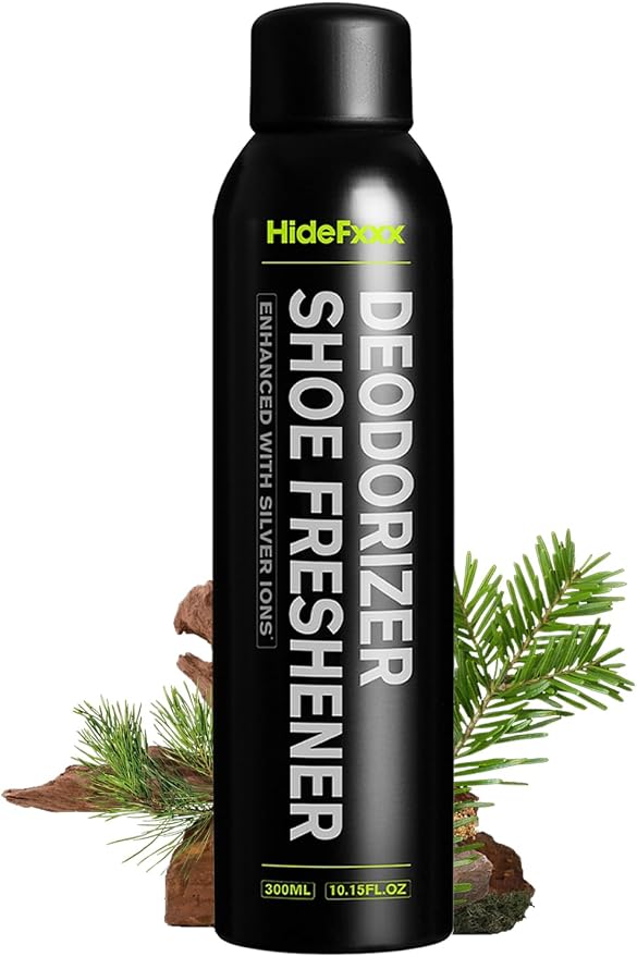 Shoe Deodorizer Spray for Smelly Shoes - Shoe Odor Spray for Boot, Sneaker Deodorizer - Stinky Shoes Odor Eliminator