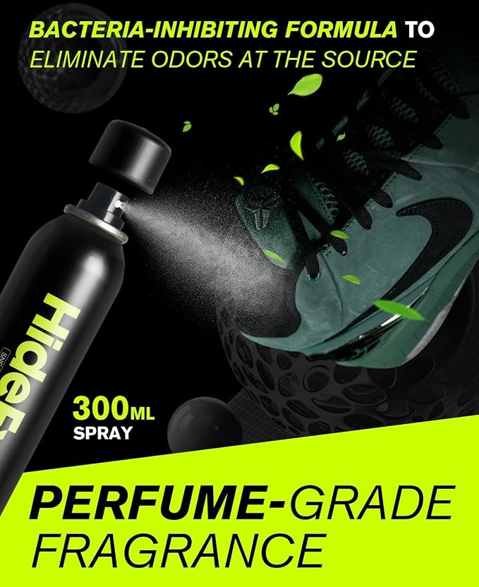Shoe Deodorizer Spray for Smelly Shoes - Shoe Odor Spray for Boot, Sneaker Deodorizer - Stinky Shoes Odor Eliminator