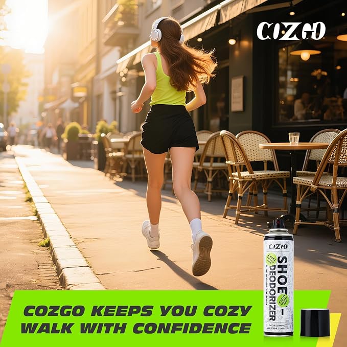 Shoe Deodorizer Spray, Shoe Refresher, Shoe Odor Smell Eliminator, 300ml (10oz) Long-Lasting Quick-Drying Formula Shoe Spray