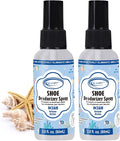 Shoe Deodorizer Spray Travel-size, Ocnet Scent- 2 fl oz (Pack of 2) Up to 300 Spray Each, Odor Eliminator for Sneaker, Boot