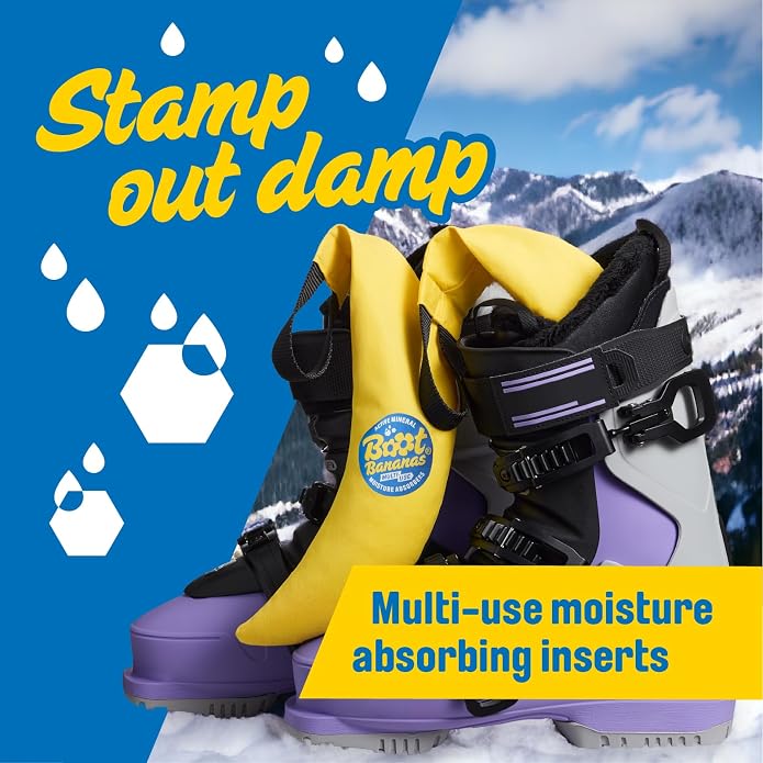 Shoe Moisture Absorber | Long-Lasting, Reusable Sports Shoe Drying Inserts Without Heat or Electricity | Eco-Conscious | Drys
