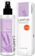 Shoe Odor Eliminator, Deodorant Spray for Stinky Sneakers or Smelly Feet, Natural Shoe Deodorizer and Foot Deodorant Fight