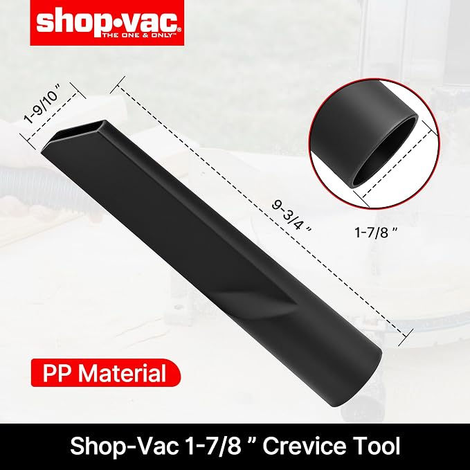 3-PC Nozzle Kit, 1-7/8 Inch Diameter for Wet/Dry Vacuum, Includes Gulper, Crevice Tool and Round Brush, alternate