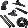 Accessories 2 1/2 inch Attachments (2.5 Wet Dry Vac Accessories - Extension Wands, Floor Brush, Dust Brush, Crevice