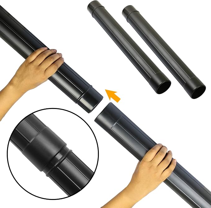 Accessories 2 1/2 inch Attachments (2.5 Wet Dry Vac Accessories - Extension Wands, Floor Brush, Dust Brush, Crevice