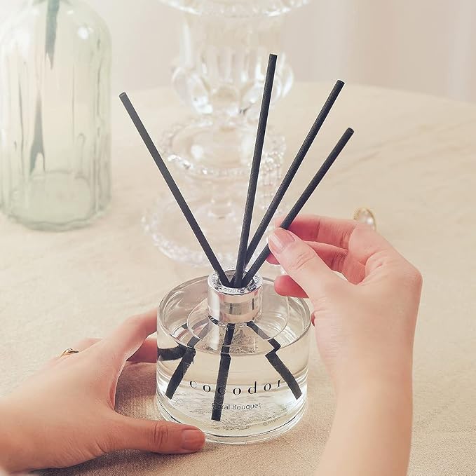 Signature Reed Diffuser Set/Refreshing Air / 6.7oz /2 Pack/Home Fragrance Diffuser, Oil Scent Diffuser for Bathroom Shelf