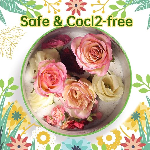 Silica Gel Flower Drying – 7 LBS Flower Drying Silica by Reusable, Color Indicating Silica Gel Beads for Drying Flowers