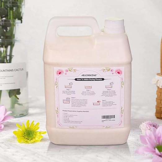 Silica Gel Flower Drying – 7 LBS Flower Drying Silica by Reusable, Color Indicating Silica Gel Beads for Drying Flowers
