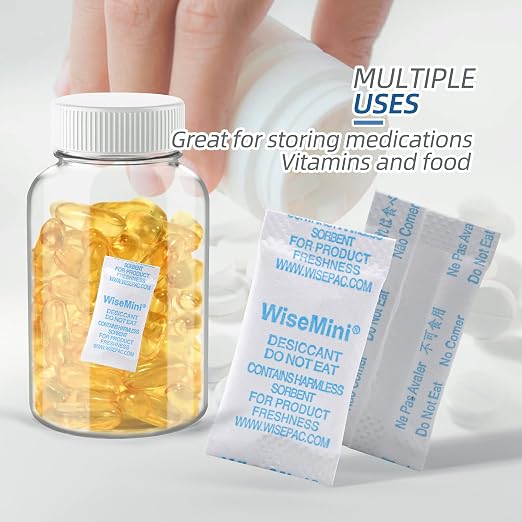 Silica Gel Packets, 0.5 Gram 5600 Silica Packets, Food Grade Dessicant, Dessicant Packs, Silica Gel for Food, alternate