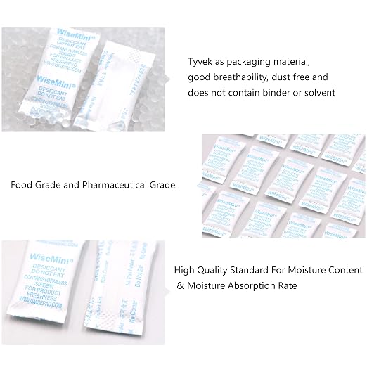 Silica Gel Packets, 0.5 Gram 600 Silica Packets, Food Grade Dessicant, Dessicant Packs, Silica Gel for Food, alternate