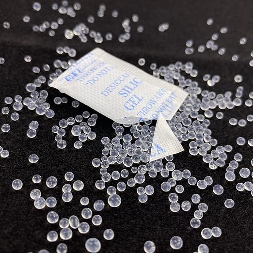 Silica Gel Packs,100 Pcs 2 Gram Desiccant Packets for Moisture Control, Food Grade Silica Gel Packets Moisture Absorbers for
