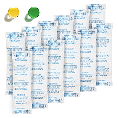 Silica Gel Packs - 50 Pcs 5 Gram Moisture Absorbers, Silica Gel Desiccant Packs for Storage, Silica Gel Packets Food Grade
