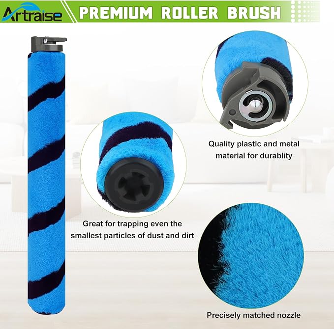 HZ2002 Roller Brush Filter Replacement for Shark Vertex Duo Clean PowerFins Corded Stick HZ2000 HZ2002