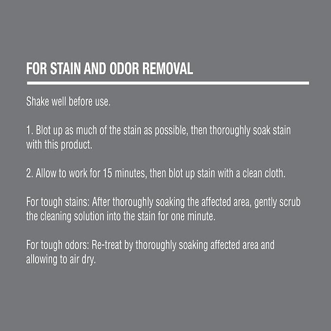 Simply Pet Stain and Odor Remover, 128 Ounce, Made with 86% Plant-Derived Surfactants, Multicolor, alternate product view 5