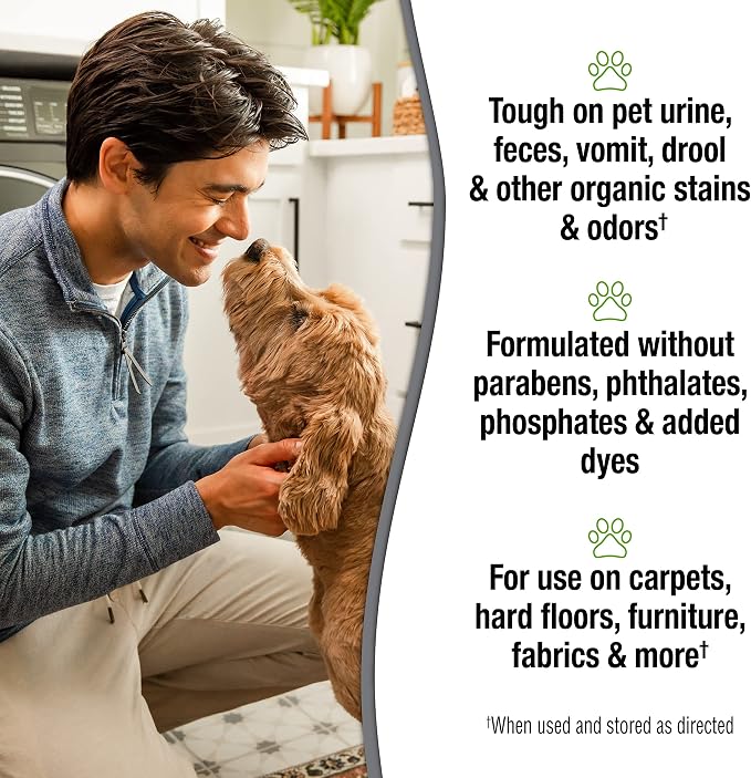 Simply Pet Stain and Odor Remover, 128 Ounce, Made with 86% Plant-Derived Surfactants, Multicolor, alternate product view 6