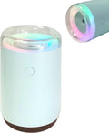 Sky Blue Portable Mini Humidifier - 255ml, Nano Cool Mist Spray, 40ml/h, 2 Light Modes, Quiet Personal Ultrasonic Humidifier