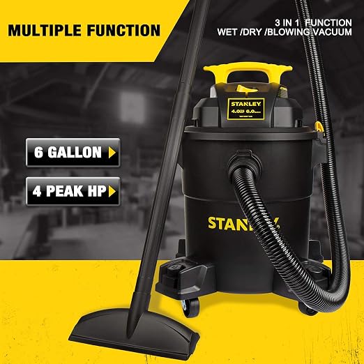 SL18116P Wet/Dry Vacuum, 6 Gallon, 4 Horsepower Black, alternate product view 5