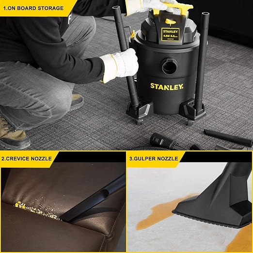 SL18116P Wet/Dry Vacuum, 6 Gallon, 4 Horsepower Black, alternate product view 8