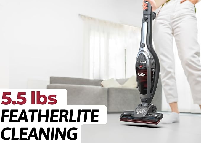 SlimVac Cordless Vacuum Cleaner for Home – 2200mAh Battery, High Suction Power, Lightweight 2-in-1 Handheld with Bagless