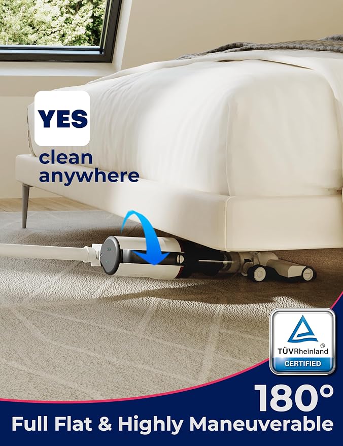 SlimVac Pro Cordless Vacuum Cleaner for Home - 2200mAh Battery, High Suction Power, Lightweight, alternate product view 6