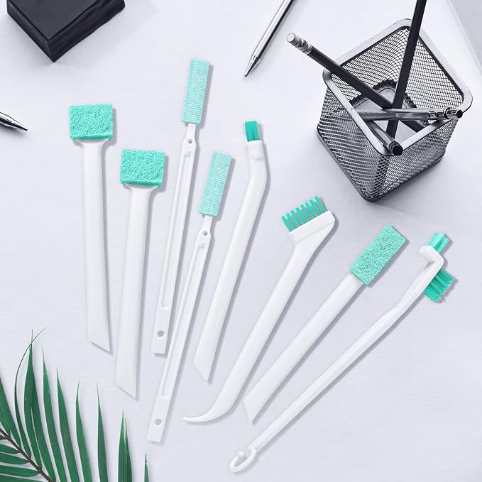 Small Cleaning Brush Tight Spaces, 8pcs Crevice Cleaning Brushes Tool for Household Use, Tiny Cleaning Brush Mini Parts