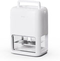Small Dehumidifier For Bathroom with Auto Shut-Off, 70 OZ Dehumidifier For Closet, Basement, RV & Closet, Optional Ambient