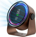 Small Desk Fan Battery Powered - Retro Low Noise Quiet Portable Gentle Blowing without Headaches Office Bedroom Sleep Table