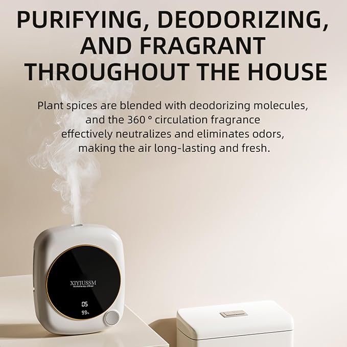 Small Essential Oil Diffuser for Home Office Travel Ultrasonic Aromatherapy Waterless Cordless Diffuser with 7 Mist Modes for
