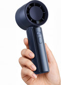 Small Handheld Fan Portable, Powerful High Speed Turbo Cooling, 4000mAh USB Rechargeable Battery Operated Mini Personal Fan