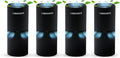 Small Ionic Air Purifier for Home & Bedroom – Silent HEPA Filter – Covers 250 Sq Ft - Free Cleaner for Pets, Hair, Smoke