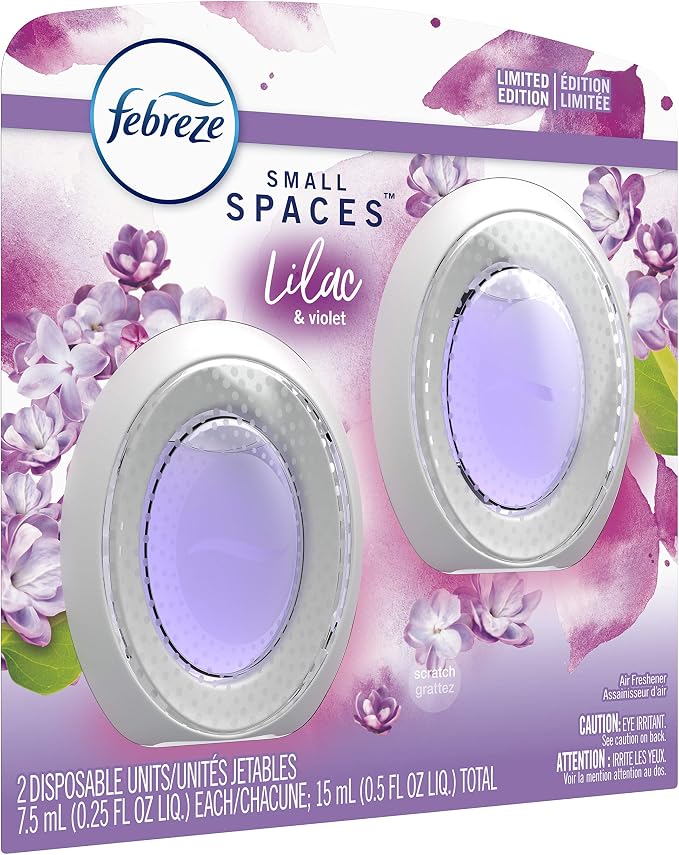 Small Spaces Air Freshener, Lilac & Violet, 2 Ct 0 Count 6.45 inches, alternate product view 3