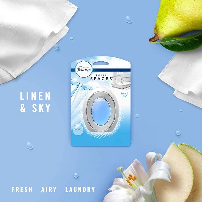 Small Spaces Air Freshener - Linen & Sky (Pack of 6) 6 0 Count 4.5 inches, alternate product view 6