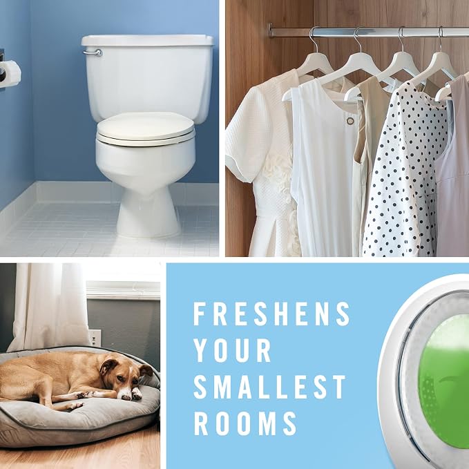 Small Spaces Air Freshener with Gain Scent, Original, 1 Count, Green, 0.25 Fl Oz (Pack of 1), alternate product view 8