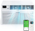 Smart 12000 BTU Through the Wall Air Conditioner with Remote & App Control, Energy Saving Wall AC Unit with Timer for