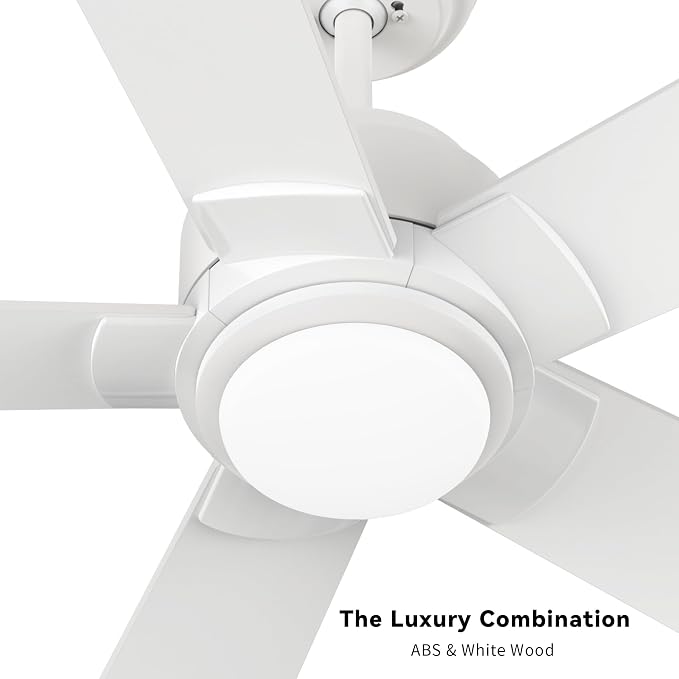 Smart 60" Ceiling Fans with Lights, 3 Light Colors Dimmable, 10 Speeds DC Ceiling Fan with Remote, Outdoor Ceiling Fan