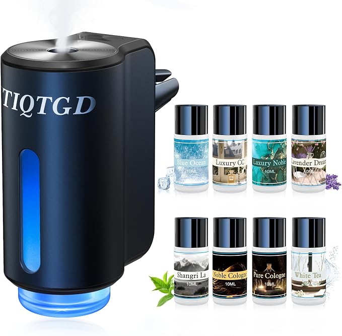 Smart Car Air Freshener, Car Air Freshener Diffuser with 3 Adjustable Light Modes, product image