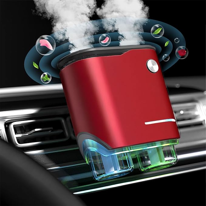 Smart Car Air Freshener, Dual-Channel Diffuser, Long-Lasting Scent Air Freshener Three Adjustable Modes, alternate product