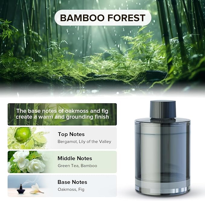Smart Car Air Freshener, Larger 135ml Capacity, Long-Lasting 6-Month Fragrance, Auto On/Off, Quiet Operation, alternate