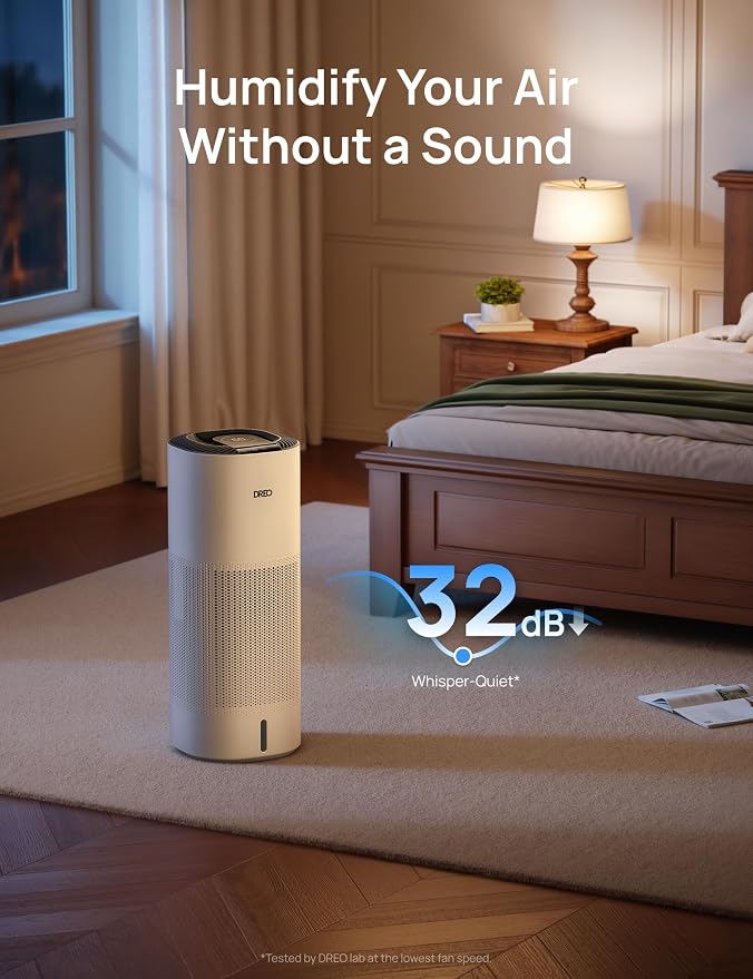 Smart Evaporative Humidifier Large Room up to 1000ft2, 800ml/h High Output Air Humidifiers for Bedroom, 10L, alternate