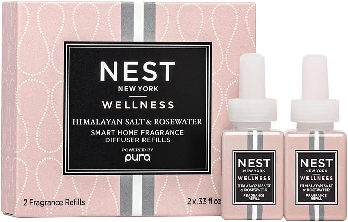 Smart Home Fragrance Diffuser Refill Smart Vials, Himalayan Salt & Rosewater - Set of 2, product image
