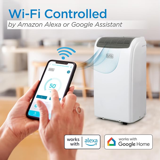 Smart Portable Air Conditioner with Heat, 12,000 BTU Cooling, 9,000 BTU Heating for Rooms up to 550 Sq., alternate product