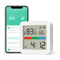Smart Thermometer Hygrometer, WiFi & Bluetooth Indoor Temperature Humidity Sensor with App Alert, Led Display, Free Data