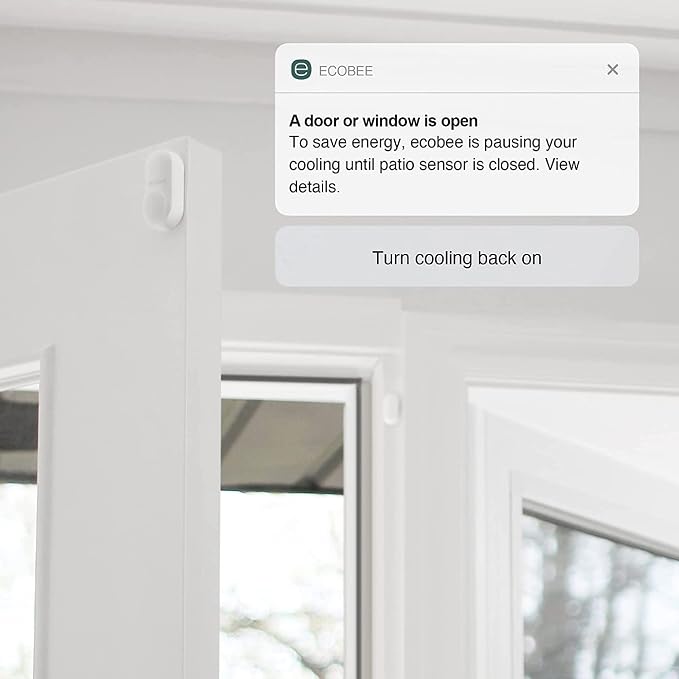 Smart Thermostat Premium with Siri and Alexa and Built in Air Quality Monitor and Smart Sensor with SmartSensor for Doors and
