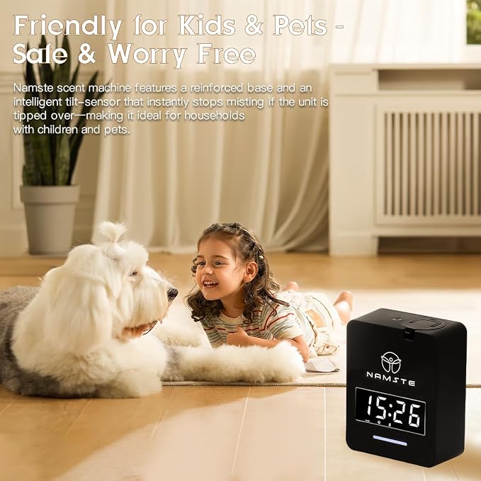 Smart Waterless Diffuser HVAC Scent Machine with Clock & Bluetooth Control 3000 Sq.Ft, alternate product view 7