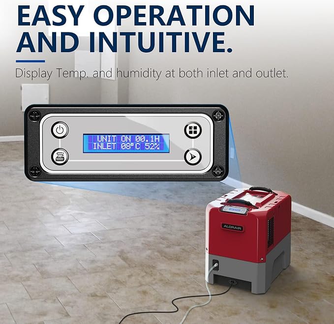Smart WiFi LGR Commercial Dehumidifier up to 180 PPD (Saturation) with Pump, 5 Years Limited Warranty, alternate product view