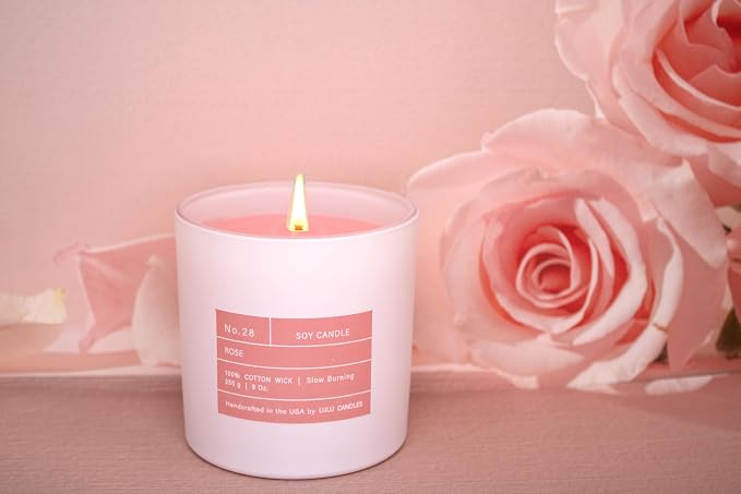 | Smells Like Roses | Luxury Scented Soy Jar Candle | Hand Poured in The USA | Highly Scented & Long Lasting (9, alternate