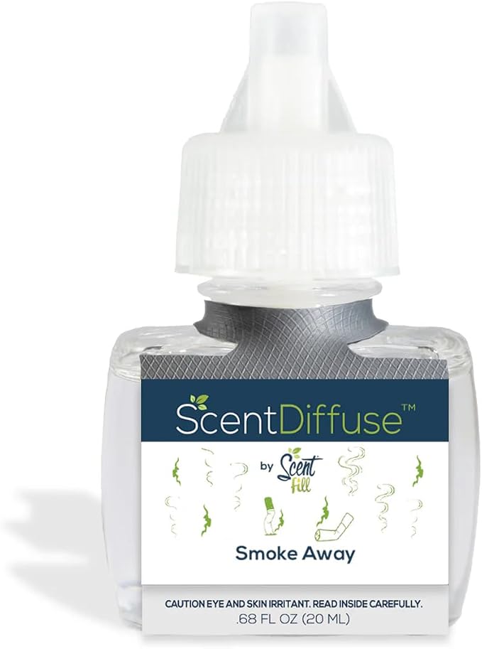 Smoke Away Plug in Air Freshener, 4 Scented Oil Refills 20mL green, alternate product view 3