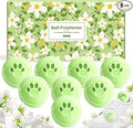 Sneaker Deodorizer Balls 8 Packs Jasmine Scent Shoe Odor Elimination, Scented Plastic Ball, Long-lasting Freshness Shoe
