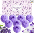 Sneaker Deodorizer Balls 8 Packs Lavender Scent Shoe Odor Elimination, Scented plastic ball, Long-lasting Freshness Shoe